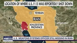 Search continues for missing crew member after U.S. warplane downed in Iran Search continues for missing crew member after U.S. warplane downed in Iran