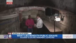 Kenny explores hidden tunnels under Cleveland Soldiers' & Sailors' Monument
