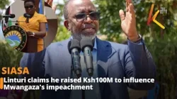 Linturi claims he raised Ksh100M to influence Mwangaza's impeachment