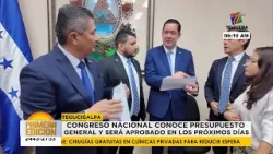 Congreso Nacional conoce Presupuesto General y será aprobado en los próximos días