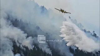 Vijon puna për shurajen e zjarreve - Forcat operacionale dhe të FA-së në terren,katër vatra aktive