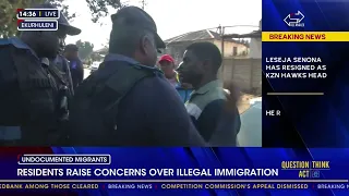 Anti-illegal immigration protest in Ekurhuleni
