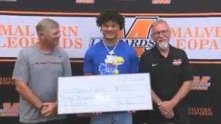 Malvern native and Kansas running back Jalen Dupree giving back to the community that built him