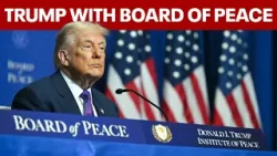 Trump unveils first meeting of Board of Peace with $7B in Gaza relief pledges