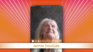 TV Oranje app video message - Jannie Souilljee