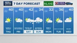 NEWS CENTER Maine Weather Video Forecast
