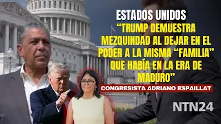"Trump shows pettiness by leaving those who were with Maduro in power": Adriano Espaillat