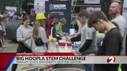 Соревнования Big Hoopla STEM Challenge и забег на 4 мили начнутся с первого раунда.