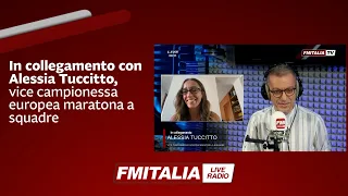 In collegamento con Alessia Tuccitto, vice campionessa europea maratona a squadre