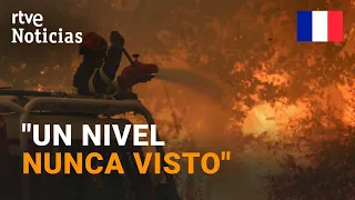 Wildfires in France | Unprecedented fire intensity and 170,000 evacuated | RTVE News
