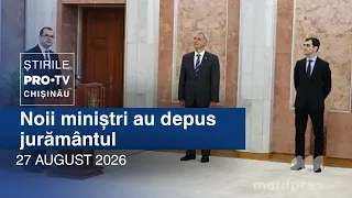 PRO TV News (5:00 PM) | NEW MINISTERS SWORN IN | Moldova
