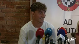 Álex Petxarromán: "Ceuta's style of play and José Juan Romero were key to me signing"