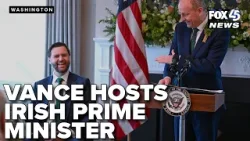 ПОЛНЫЙ ПРОСМОТР: Вице-президент Вэнс принимает премьер-министра Ирландии на завтраке в честь Дня ...