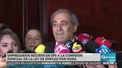 Empresarios de San Pedro Sula reciben a comisión de Ley de Empleo por Hora para analizar avances.