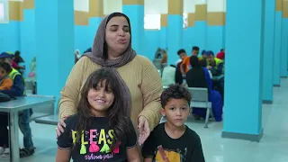 Ministry of Interior organizes a celebration to distribute school supplies to the children of inm...