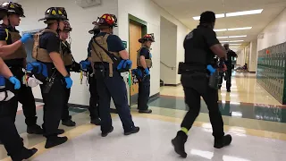 Boise first responders drill for active shooter at West Junior High School