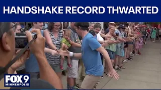 State Fair shuts down Matt Little's world handshake record attempt