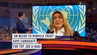 'UN needs to rebuild trust' says candidate for top job A-Baki