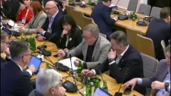 Wystąpienie posła Władysława Kurowskiego na sejmowej Komisji Infrastruktury w Warszawie