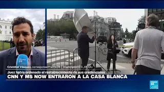 Un juez suspende el veto de Trump y CNN, MS NOW y Politico recuperan acceso a la Casa Blanca