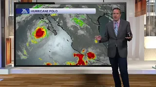 The remnants of a hurricane headed our way