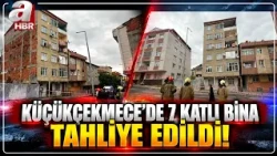7-Story Building Evacuated in Küçükçekmece After Cracking Sounds Reported! | A Haber