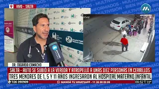 Cerrillos: un bebé de un año sigue internado y otros dos niños recibieron el alta tras el siniestro
