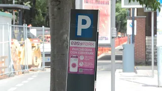 Pavia, Pink Permits for parking for pregnant women and parents residing in the city