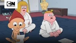 CLARÊNCIO É INSCRITO EM UMA ESCOLA DE CARATÊ | CLARÊNCIO. O OTIMISTA | CARTOON NETWORK