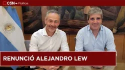 Más cambios en el Gobierno: RENUNCIÓ el secretario de Finanzas, ALEJANDRO LEW