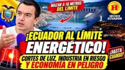 ¿Nos mintieron? Ecuador a oscuras mientras el gobierno habla de "mantenimiento"
