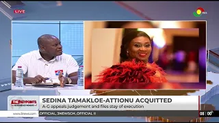 "Sedina Tamakloe's Acquittal Makes Nonsense of Our Fight Against Corruption" - Ahiagbah