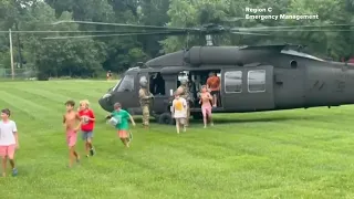 Helicopters rescue Camp Taum Sauk campers from rising floodwaters