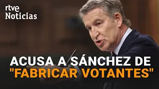 FEIJÓO ACCUSES SÁNCHEZ OF "MANUFACTURING VOTERS" WITH THE GRANDCHILDREN LAW | RTVE News