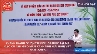 6:00 AM Inauguration of the Fidel Castro Bamboo Garden