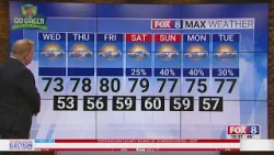 Partly cloudy Wednesday; high of 73