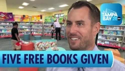 Kenly Elementary students receive 5 free books to build home libraries