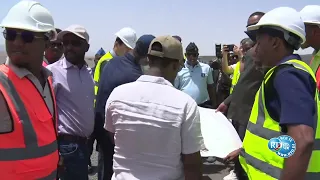 RN1 : le ministre des Infrastructures évalue l’avancement des grands projets routiers à Dikhil