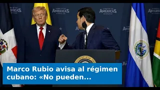VIDEO: Marco Rubio warns the Cuban regime: "You can't wait for us to leave"
