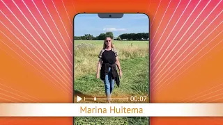 TV Oranje app video message - Marina Huitema