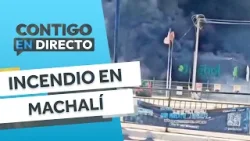 "ESTÁ CONSUMIENDO CASI TODO": Se registró incendio en supermercado en Machalí - Contigo en Directo