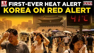 South Korea Battles Extreme Heat! First-Ever Heatwave Emergency Issued | 39°C Recorded | World News