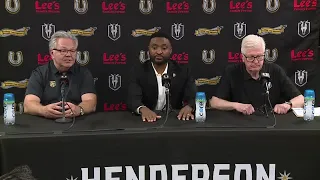FULL PRESS CONFERENCE: Joel Ward named newest head coach for Henderson Silver Knights