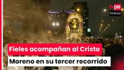 Señor de los Milagros: The third processional route continues through the streets of Lima