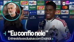 ENDRICK TALKS ABOUT HIS FUTURE AT REAL MADRID AND PRAISES MOURINHO AFTER CHAMPIONS LEAGUE WIN!