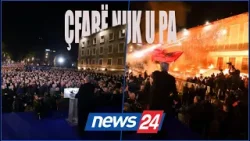 Çfarë nuk u pa dje në protestë: Nga fjalimet politike te molotovët dhe fishekzjarrët