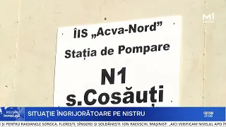 Dniester River levels dropping alarmingly. Cosăuți pumping station on the brink of failure