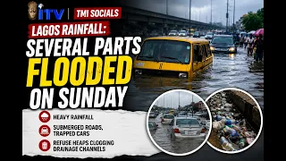 Heavy Rain Floods Lagos, Traps Cars | TMI SOCIALS
