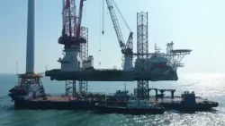 ?⚡️В Китае установили мощнейший в мире морской ветрогенератор
