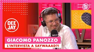Giacomo Panozzo a Say Waaad? per presentare il libro "Perché succederà ieri?"